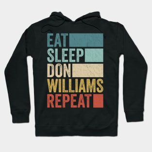 Funny Eat Sleep Don Repeat Retro Vintage Hoodie